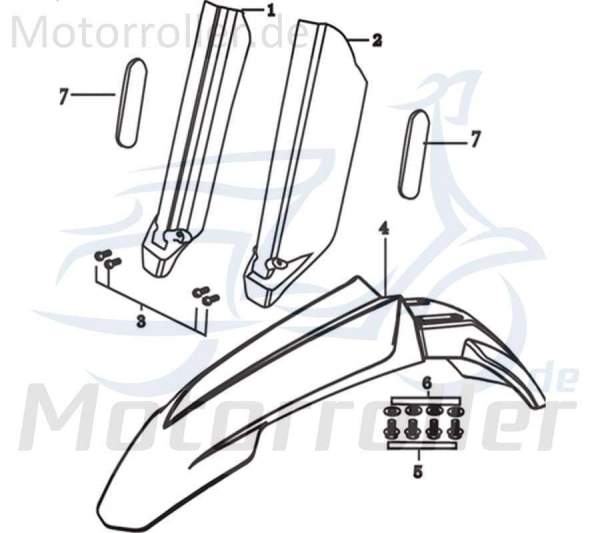 SMC Unterlegscheibe Distanzscheibe Distanzhalter 700-95-06-WZ Motorroller.de U-Scheibe Washer Beilagscheibe Ausgleichsscheibe Distanz-Scheibe Service