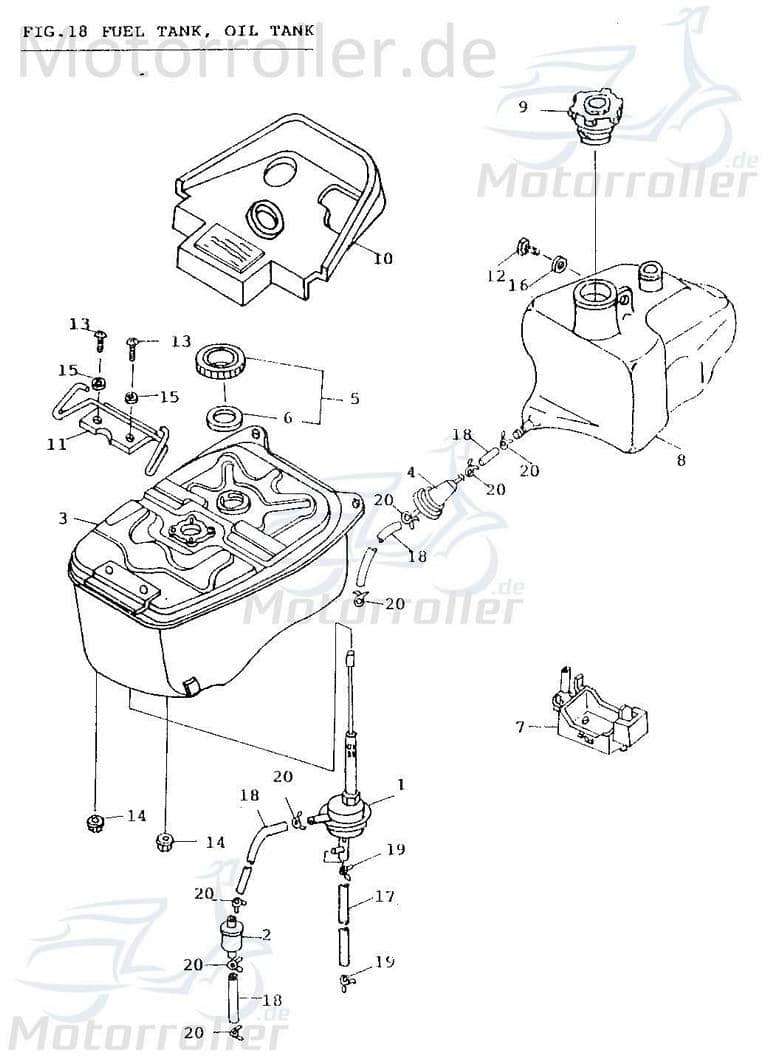 Kraftstoffleitung Ölschlauch 300 Cm – Für Yamaha, Mariner Außenbordmotoren, Mit Pfeilmarkierung, Aus PVC-Gummi & Metall