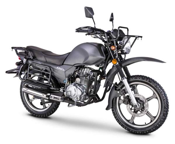 Motorrad Fighter 125 ADV-RS grau Euro 5+ Schaltmoped 125ccm 4 Takt Leichtkraftrad