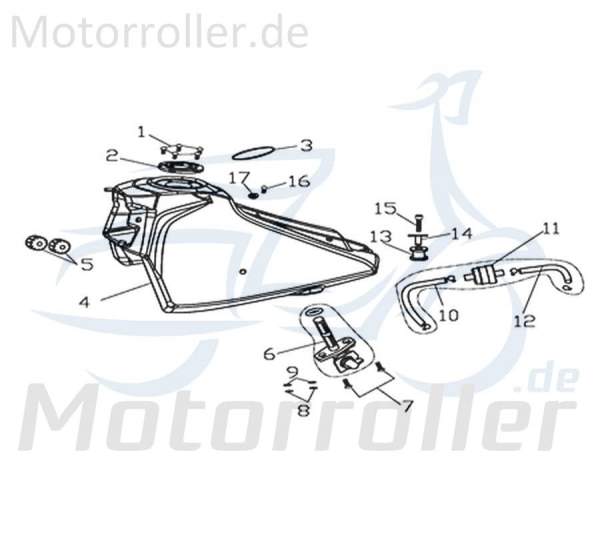 Rex Supermoto 125 DD Buchse 125ccm 4Takt Y9B-52027-00-00 Motorroller.de Hülse Distanzhülse Lagerbuchse Distanz-Hülse Distanzbuchse Passhülse Motorrad