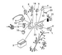 Rex RS125 QM125T 10D Kabelbaum Roller 125ccm 4Takt FIG21-3 Motorroller.de Kabelsatz Stromverteiler Strom-Verteiler Kabel-Set Kabelbündel Kabel-Baum Rex RS125 QM125T 10D Kabelbaum Roller 125ccm 4Takt FIG21-3 Motorroller.de Kabelsatz Stromverteiler Strom-Verteiler Kabel-Set Kabelbündel Kabel-Baum