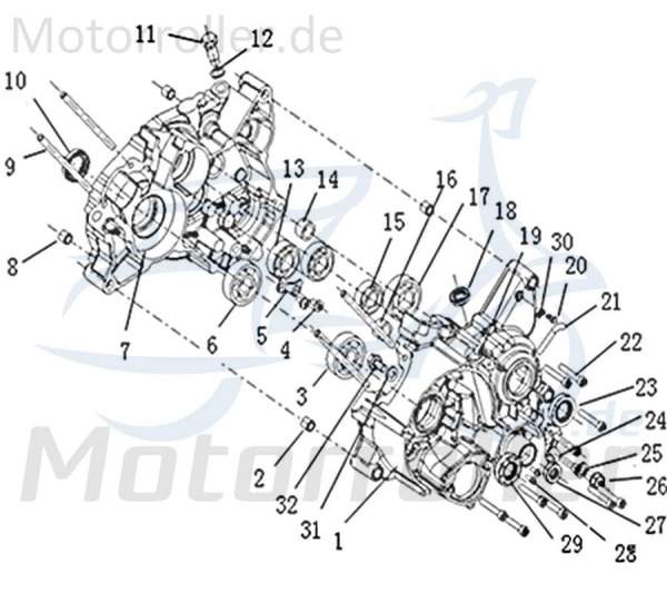 Radialdichtring Dicht-Ring Motorrad Kreidler Rex 733049