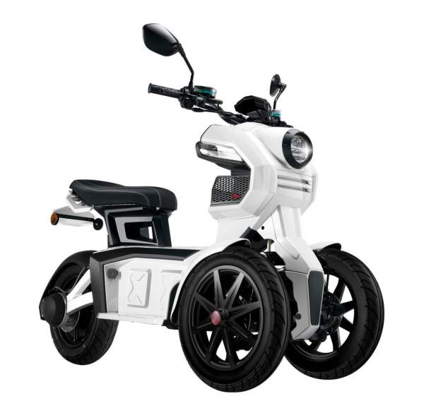 Dreirad Scoody E3 Trike IT-Z 45 km/h weiß 1490 Watt Elektroroller E-Scooter E-Roller