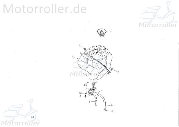 SMC Schlauchklemme 9,5x1mm Schelle Rex RS450 50ccm 4Takt Motorroller.de Spannring Clip Klemmschelle Schlauchbinder Klemm-Schelle Schlauch-Schelle