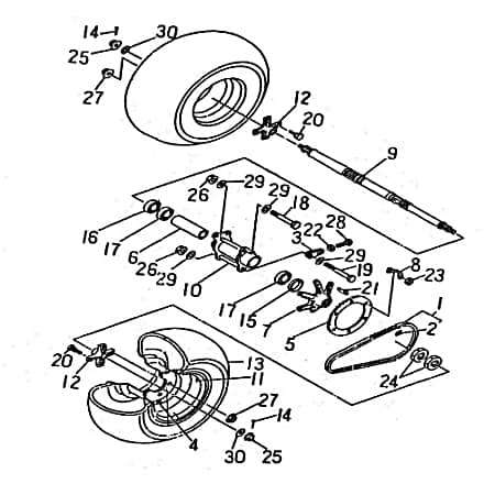 Maxmoral Spindelbolzen – 10 Stück Rasenmäher-Spindelschrauben Passend Für MTD, Cub Cadet, Troy Bilt (z.B. 710-1260A, 112-0395)