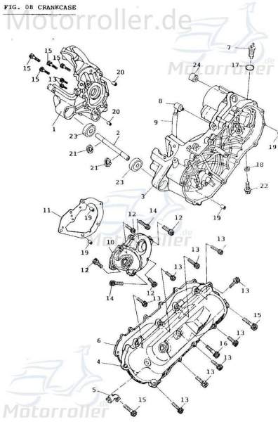 Adly Air Tec 1 50 AC Halteschelle Vergaserschlauch Motorroller.de Vergaserschlauchhalteschelle Schlauchschelle HerChee 50ccm 2Takt 50cc 2T