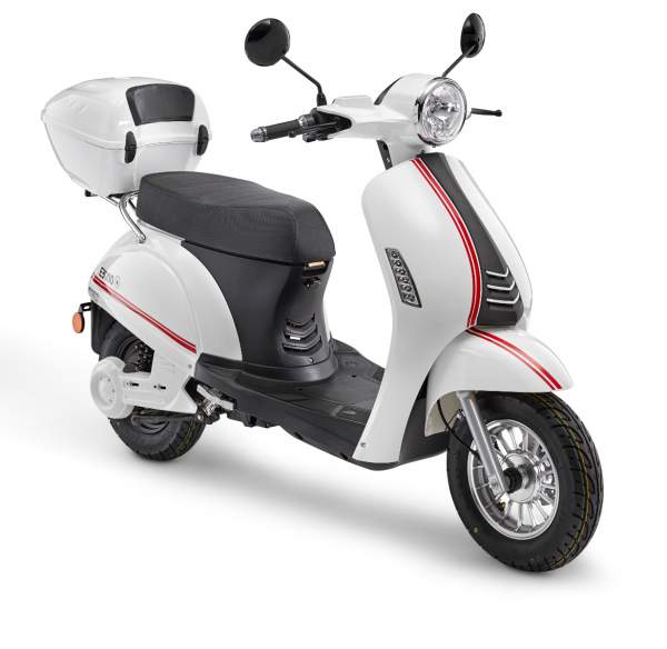 Elektroroller E3000 45 km/h Motorroller Elektro Scooter kaufen Mokick günstig E- Scooter E-Roller weiß