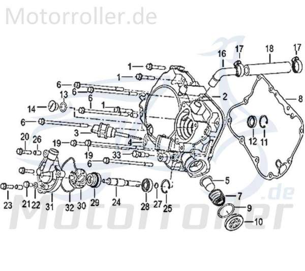 Kreidler Insignio 125 2.0 Deckel Ölsieb 125ccm 4Takt 750057 Motorroller.de Kappe Verkleidung Schutz Blende Abdeckung Haube Abdeckhaube Schutzhaube