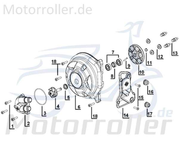 Kreidler Galactica 3.0 LC 50 Buchse 741430 Motorroller.de Hülse Distanzhülse Lagerbuchse Distanz-Hülse Distanzbuchse Passhülse Scooter