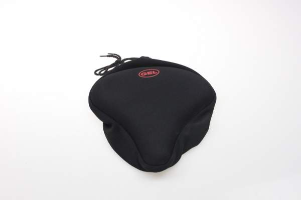 Saddle cover gel, Lycra, black saddle cover 39853