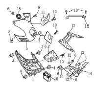Verkleidung unten Schutz 701088 Verkleidung unten Schutz 701088