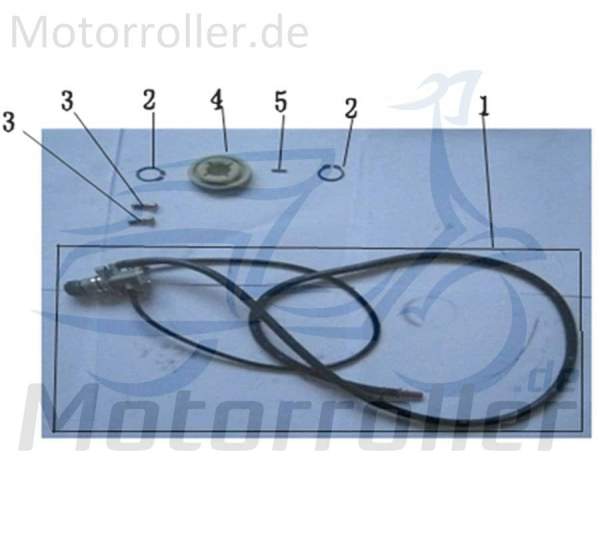 SMC Sechskantschraube M5x16mm Jonway Halter 96002-05016-9000 Motorroller.de Befestigung Halterung Flachkopfschraube Sechskant-Schraube Bundschraube