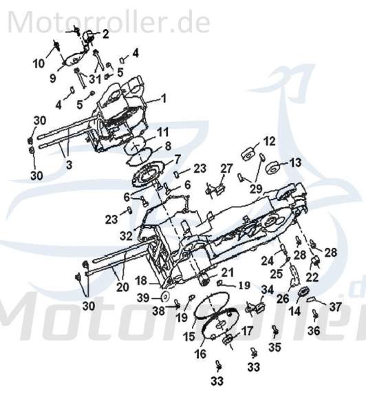 SMC Schraube M6x14mm Keeway Arn 125 Scooter B01070601463 Motorroller.de Bundschraube Maschinenschraube Flanschschraube Flansch-Schraube Bund-Schraube