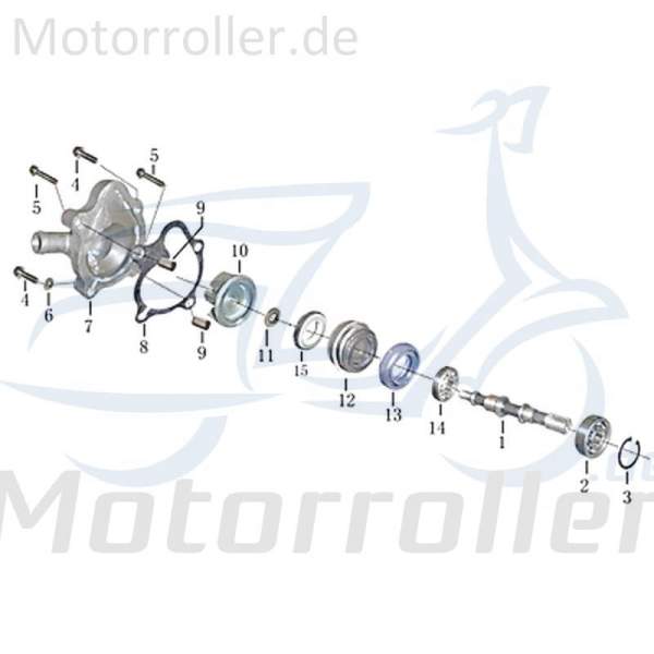 Gummidichtung 7,5x13x1,2 mm Motorroller Kreidler Rex 704568