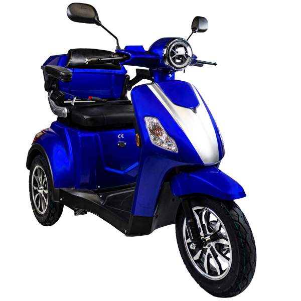 Elektroroller Scoody E3 Trike Y3 25 km/h blau