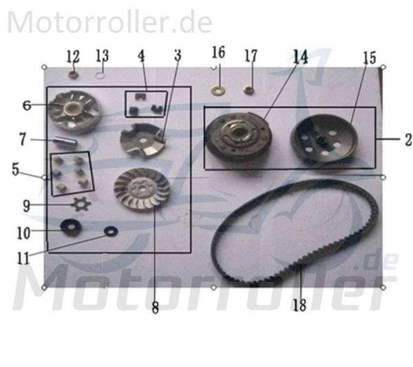 Kreidler Florett 2.0 50 City Unterlegscheibe 50ccm 2Takt 90400-102402-9000 Motorroller.de 10x24x2mm Distanzhalter U-Scheibe Washer Beilagscheibe