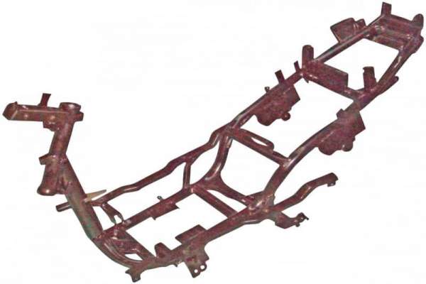 Jonway 1E40QMB Metallrahmen 50ccm 2Takt Rahmen Gestell Motorroller.de AGM YY50QT-28 50cc 2T Minarelli liegend Fahrgestell Rahmenteil