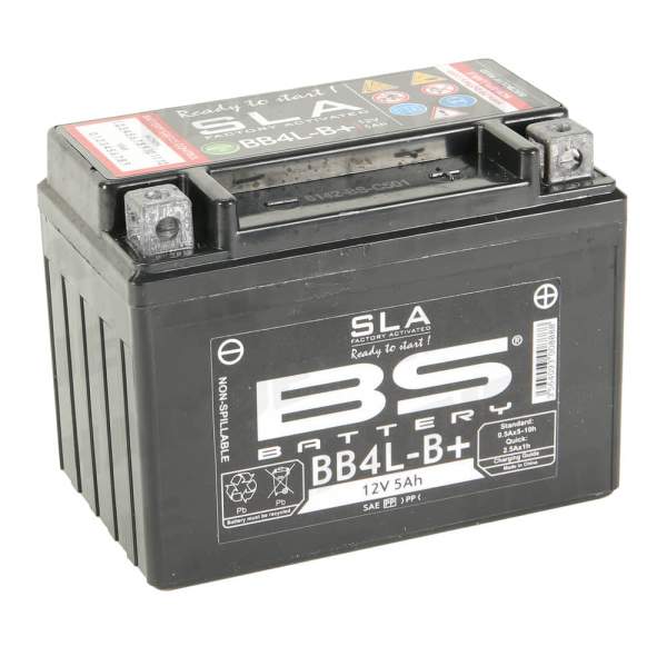 Batterie BB4L-B+ 12V 5Ah Aprilia SR 50 Akku Adly 50ccm 2Takt Motorroller.de Starterbatterie Akkumulator Starter-Batterie Bleibatterie Litiumbatterie