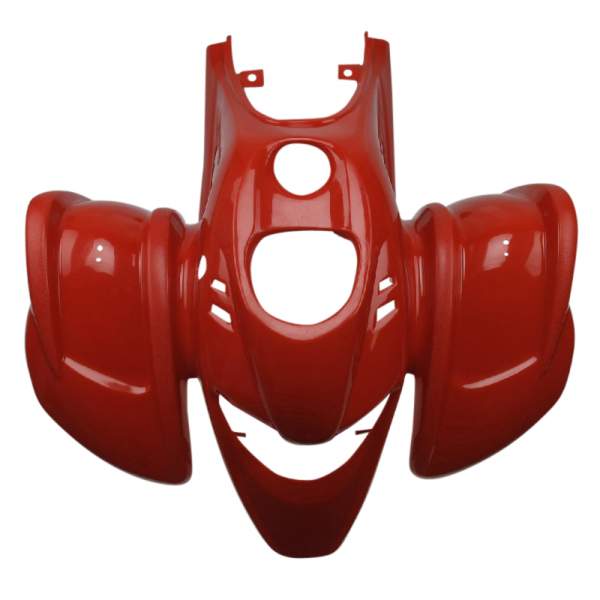Frontverkleidung rot Frontschürze Frontmaske 64301-155-00A-R Motorroller.de Front-Cover Lenkerverkleidung Front-Schürze Wetterschild Dekorblende