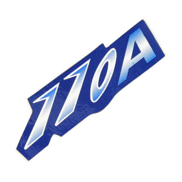 PGO Aufkleber "110A" X-RIDER 110 Sticker Dekor Dekor-Aufkleber X1601091000 Motorroller.de Klebeetikett Quad ATV UTV Ersatzteil Service