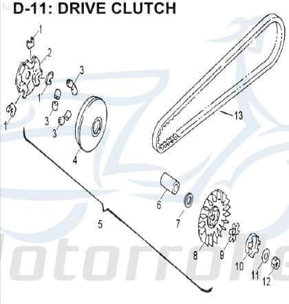 AEON clutch converter bell 22140-111-000