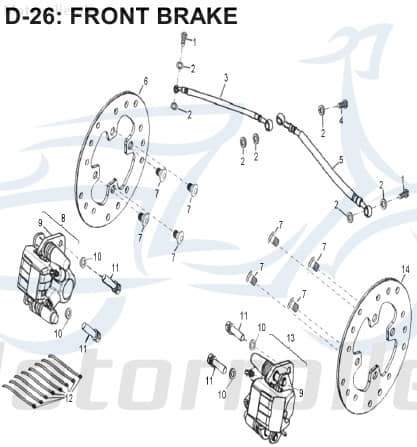 AEON bracket damper bracket attachment 45021-131-00K