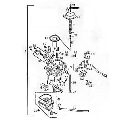 Vergaser Rex Rs Qm T D Carburetor Ccm Takt Schwimmer Vergaser Carburateur