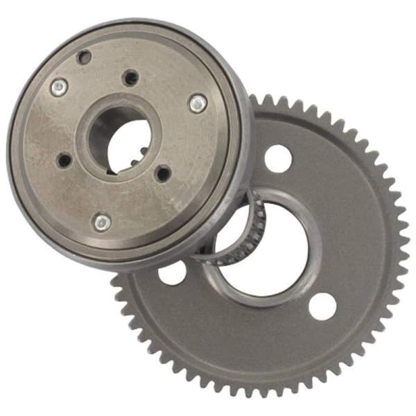 Freewheel starter with starter ring gear 60Z 31120703-2