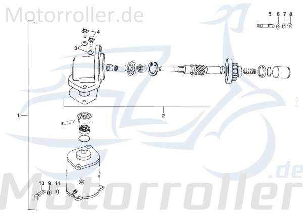 Stehbolzen Kreidler STAR Deluxe 4S 125 Scooter SF504-1184 Motorroller.de Gewindestange Gewinde-Stange Gewindebolzen Stiftschraube Gewindestab Moped