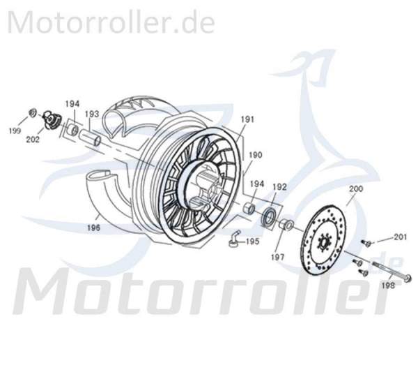 Kreidler Flory 50 125 Classic Bremsscheibe vorn 740068 Scheibenbremse Vorderradbremse Original Ersatzteil
