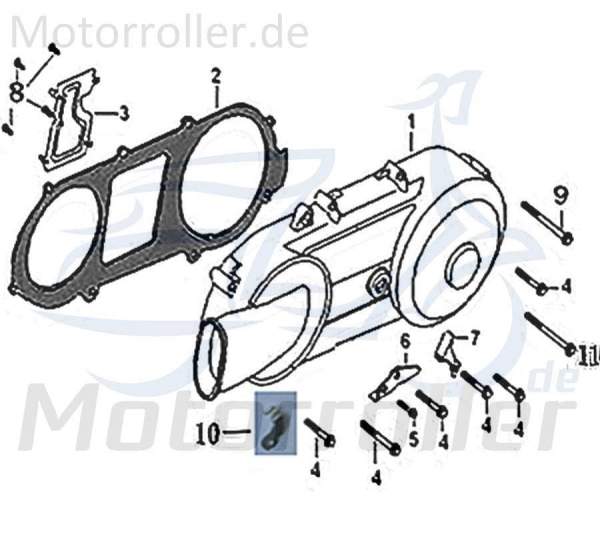 Schraube M6x40mm Maschinenschraube Flanschschraube 742089 Motorroller.de Bundschraube Flansch-Schraube Maschinen-Schraube Bund-Schraube Scooter Moped