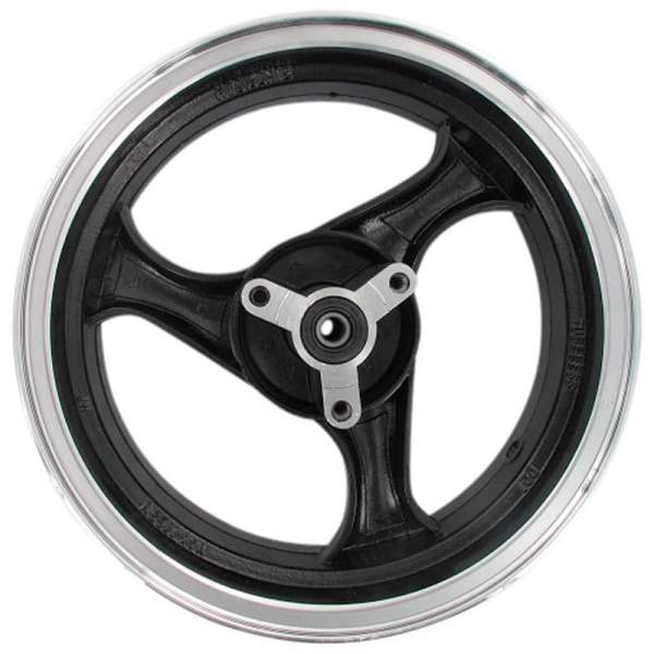 Front rim alu 13x3.5 inch black 3 spoke disc brake 1040202-2-S