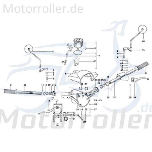 Bremslichtschalter Stopp-Schalter Lenker Motorrad 720286