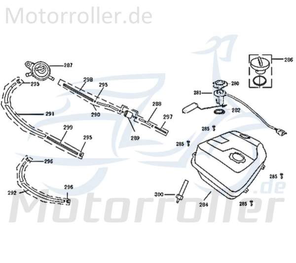 Jonway Florett 2.0 50 City Spiralschutzfeder 50ccm 2Takt 90018-F22-9000 Motorroller.de III Schlauchfeder Minarelli liegend Scooter Ersatzteil Service