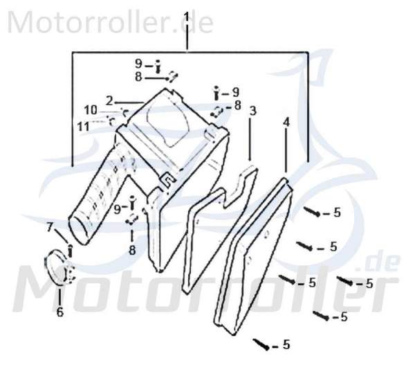 Luftfilter Stecker I Motorrad 1 Kreidler Rex 733009