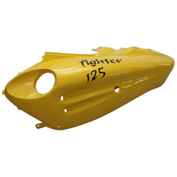 Rear fairing with decoration on the left Fighter 125 one yellow 1020309-2-E-O-G