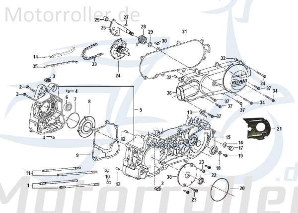 SMC Quad 170 Schraube M4x10mm ATV 250ccm 4Takt B13080401023 Motorroller.de Bundschraube Maschinenschraube Flanschschraube Flansch-Schraube Quad 250