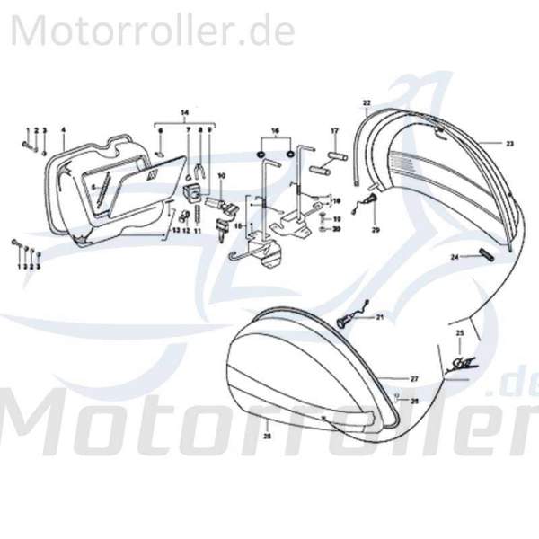 Seitenverkleidung rechts graphit 720665