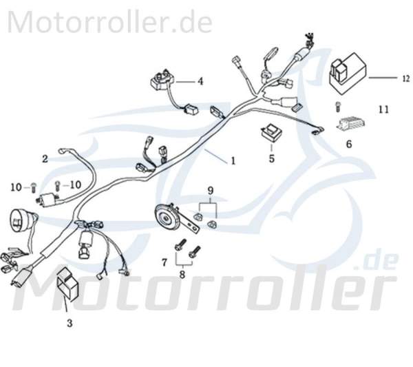 SMC Gummihalter für CDI Einheit Haltegummi Roller 108-005-001 Motorroller.de Gummiträger Scooter Moped Ersatzteil Service Inpektion Direktimport