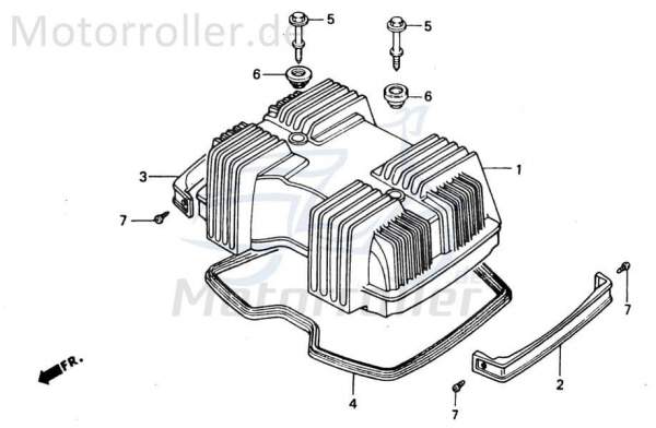 Chunlan Chopper Gummihalter 125ccm 4Takt 244FM.01.07-03 Motorroller.de Haltegummi Gummiträger Motorrad Moped Ersatzteil Service Inpektion Direktimport