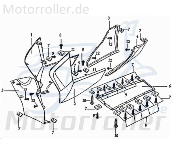 Spritzschutz vorn Schutzblech 402-HDDMI-1003-P