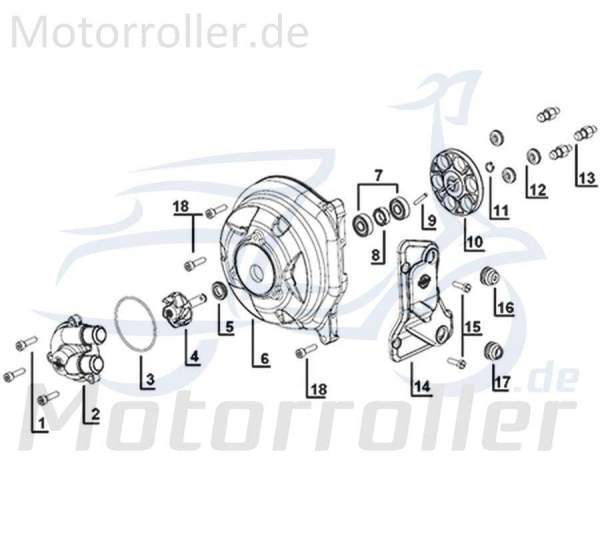 Kreidler Galactica 3.0 LC 50 Schraube M5x20 741422 Motorroller.de