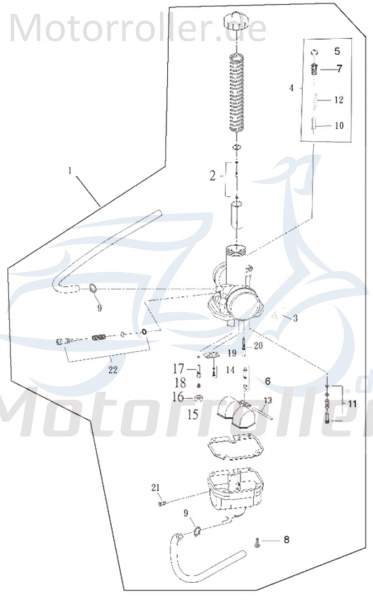 AEON carburettor complete float carburetor 16100-179-000