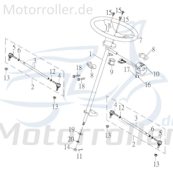 Kreidler F-Kart 170 Handschalter links 170ccm 4Takt 76026 Motorroller.de 170ccm-4Takt Ersatzteil Service Inpektion Direktimport