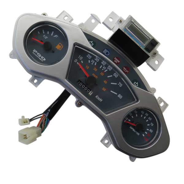 PGO T-Rex 50/110 Tachometer Geschwindigkeitsmesser Roller 2Takt C15610000003 Motorroller.de Geschwindigkeitsanzeige Speedometer kmh-Anzeige
