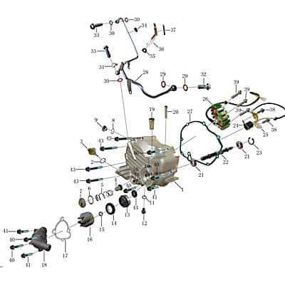 Jonway Insignio 250 DD Druckleitung 250ccm 4Takt 31141817-1 Motorroller.de Druckschlauch 250ccm-4Takt Scooter Kreidler Ersatzteil Service Inpektion