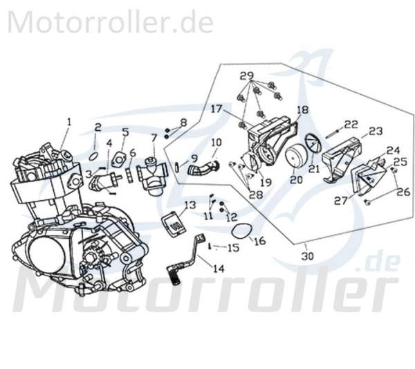 CPI Supermoto 250 DD Luftfilter Y9B-09111-00-00 Motorroller.de Luftfilterkasten Luft-Filter Luftfiltergehäuse Luftfiltermatte Moped