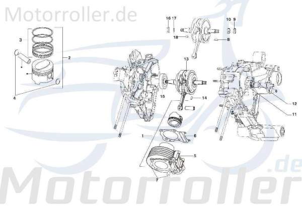 Kreidler STAR Deluxe 4S 125 Unterlegscheibe 125ccm 4Takt SF514-0201 Motorroller.de Distanzhalter U-Scheibe Washer Beilagscheibe Ausgleichsscheibe LML