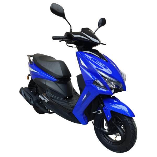 Motorroller GMX 460 Sport SF 45 km/h blau Euro 5 inkl. Topcase/Helmkoffer Gebraucht Mokick Scooter Roller