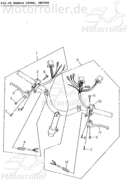 Allen screw 5x25 handlebar Quad ATV 4-stroke 93500-05025